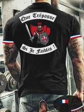 T-shirt Que trépasse si je faiblis pour hommes